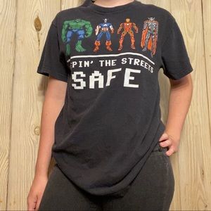 MARVEL - Pixel Superhero Shirt